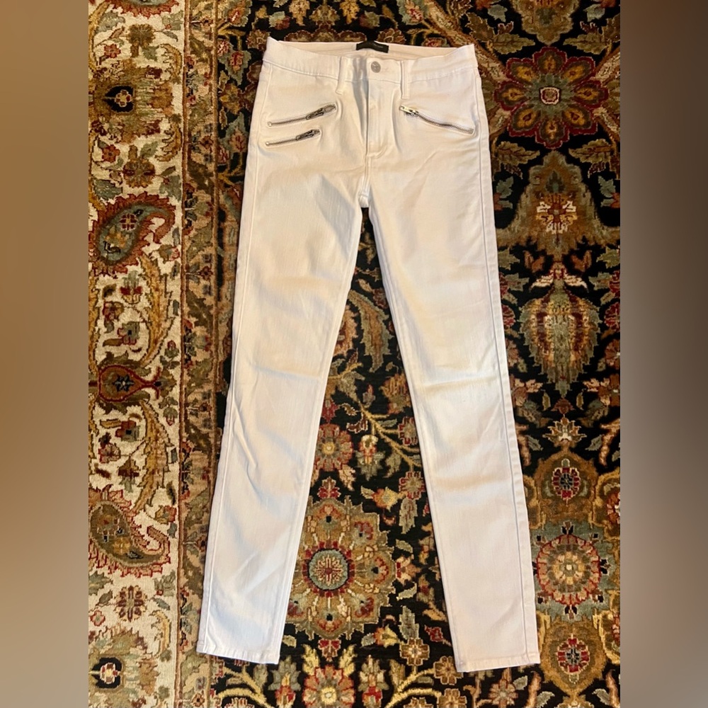 Black Orchid White Skinny Jeans